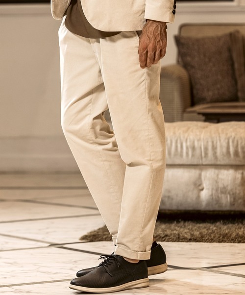 「AKM Contemporary」 スラックス M ネイビー メンズ_画像2