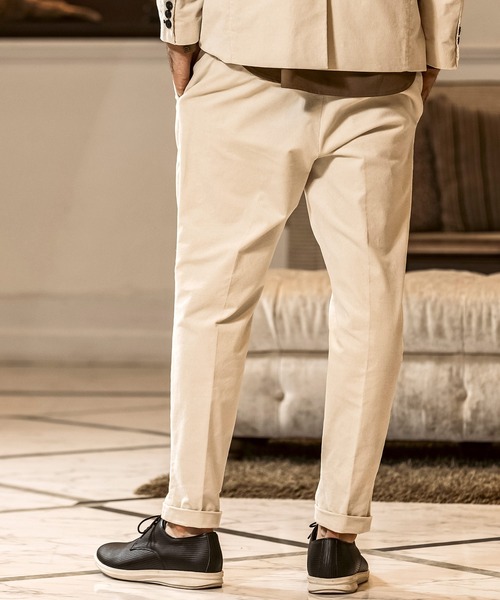 「AKM Contemporary」 スラックス M ネイビー メンズ_画像3