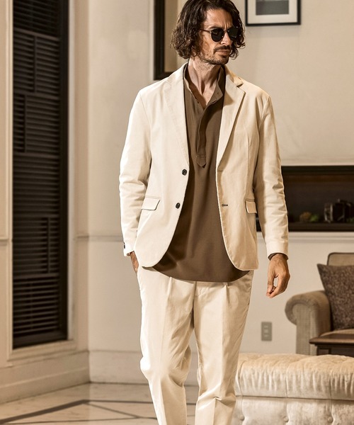 「AKM Contemporary」 スラックス M ネイビー メンズ_画像6