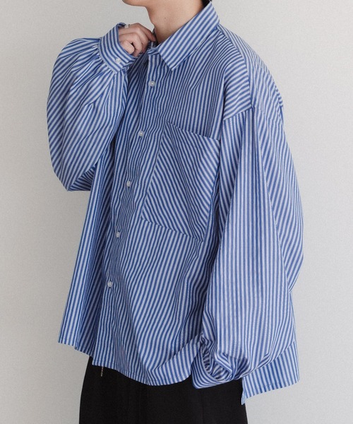 「epnok」 長袖シャツ SMALL ダークグレー メンズ_画像3