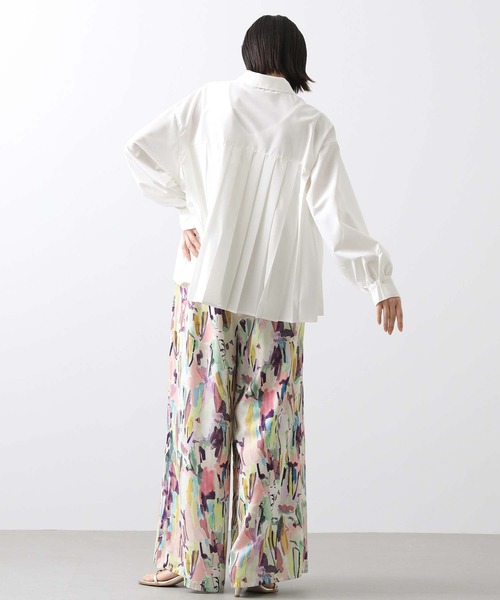 「Gready Brilliant」 長袖ブラウス FREE サックスブルー レディース_画像5