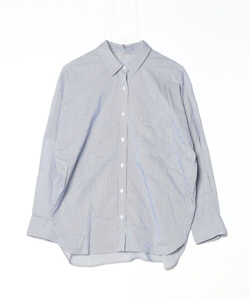Deuxieme Classe」 長袖シャツ - ブルー レディース 美品△Deuxieme 