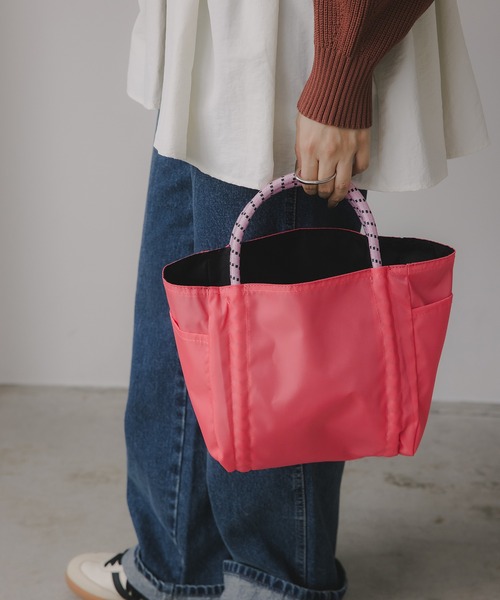 「210nouve」 ハンドバッグ FREE ネイビー レディース_画像9