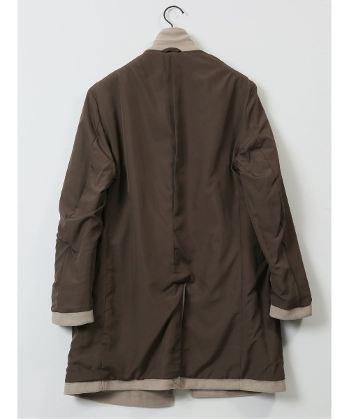 「TAKA-Q」 チェスターコート X-LARGE ホワイト×ブラック メンズ_画像6