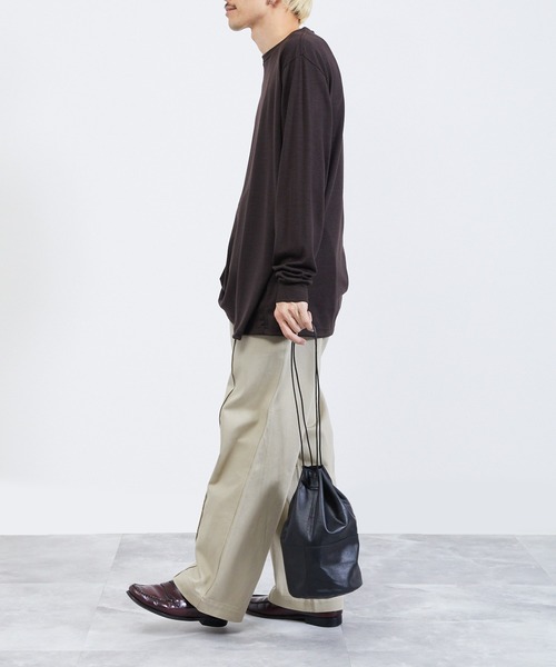 「And A」 ハンドバッグ FREE オフホワイト メンズ_画像8