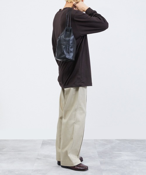 「And A」 ハンドバッグ FREE オフホワイト メンズ_画像9