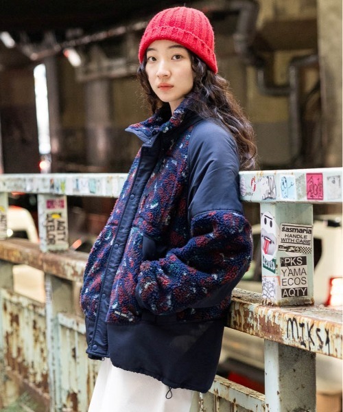 niko and…（ニコアンド） ブルゾン MEDIUM ネイビー レディース