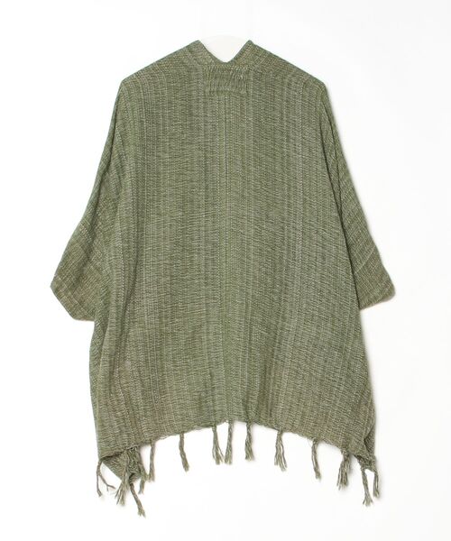 「Amina」 フリンジジャケット - グリーン レディース_画像2