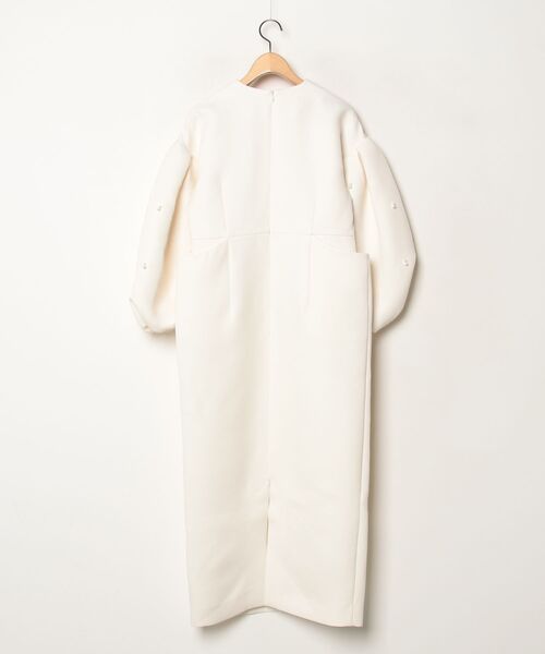 「TSURU by Mariko Oikawa」 7分袖ワンピース 34 ホワイト レディース_画像2