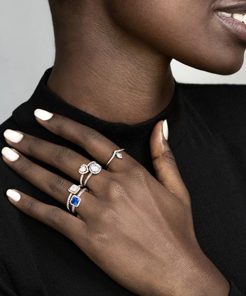 「Pandora」 リング 56 シルバー レディース_画像5