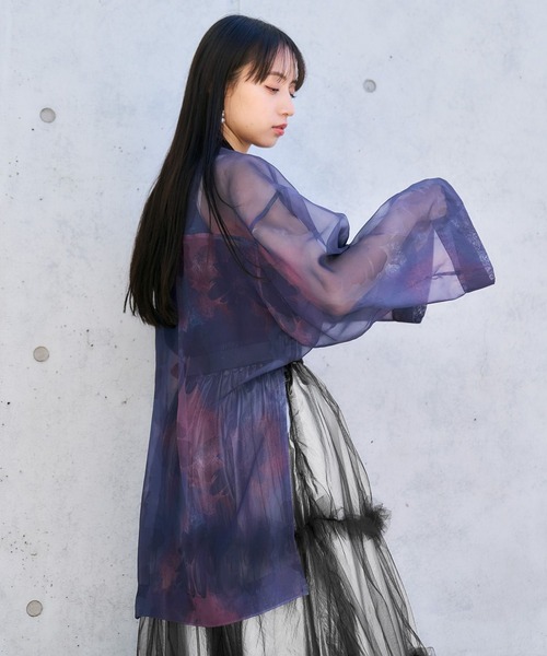 「HARE」 長袖ブラウス FREE ブラック レディース_画像5