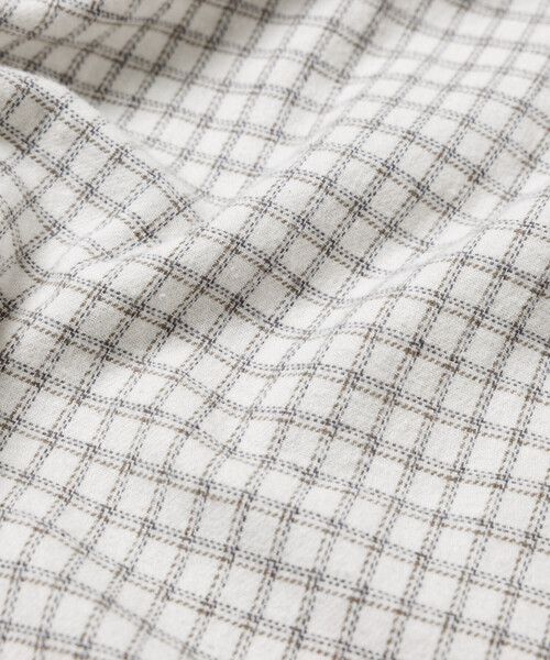 「HINSON」 長袖ネルシャツ MEDIUM グレー メンズ_画像9