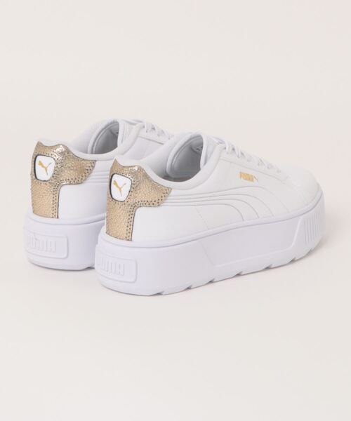 「PUMA」 ローカットスニーカー 24.0cm ホワイト系その他 レディース_画像4