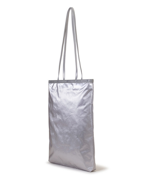未使用新品 シルバートートバッグ LeSportsac（レスポートサック） トートバッグ VERTICAL CITY TOTE
