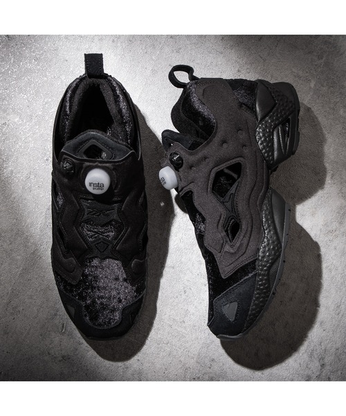 「Reebok」 ローカットスニーカー 24.5cm ブラック メンズ