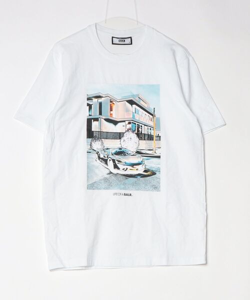 BALR.（ボーラー） 半袖Tシャツ M ホワイト メンズ : ZOZOTOWN Yahoo