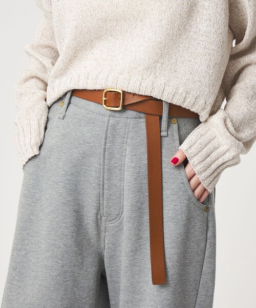 AMBOISE（アンボワーズ） ベルト 「ATELIER AMBOISE」スクエアバックル