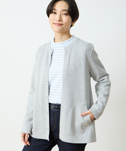 ナゴンスタンス　ダブルフェイス　カーディガン nagonstans double-face cardigan 二子玉) nagonstans ナゴンスタンス