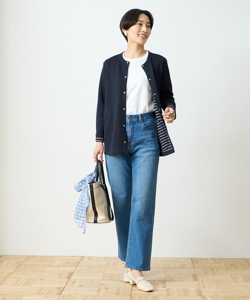 美品 2XL【23区】ダブルフェイス ロング カーディガン ゆったり 近年 DECOY SINCE 1981 カーディガン ダブルフェイスカーディガン