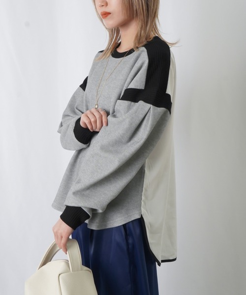 「LUCA/LADY LUCK LUCA」 長袖カットソー FREE ブラック レディース_画像2