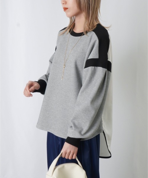 「LUCA/LADY LUCK LUCA」 長袖カットソー FREE ブラック レディース_画像7