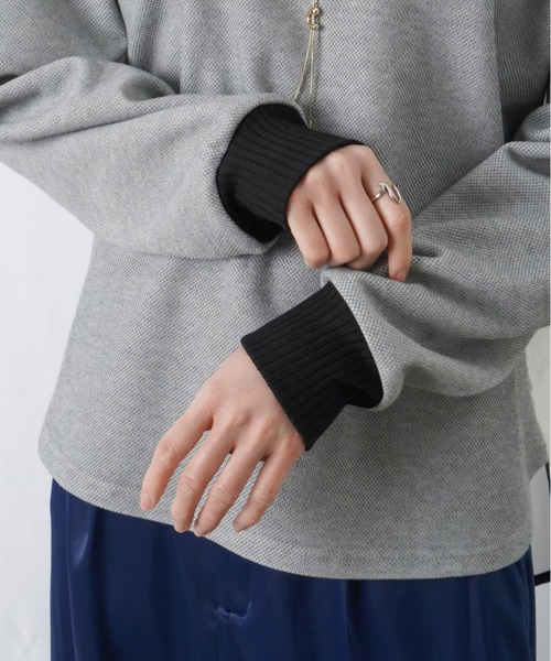 「LUCA/LADY LUCK LUCA」 長袖カットソー FREE ブラック レディース_画像9