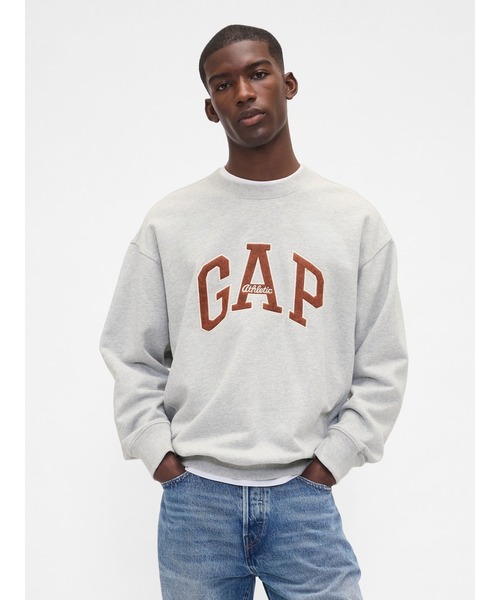 GAP（ギャップ） スウェットカットソー M ライトグレー メンズ