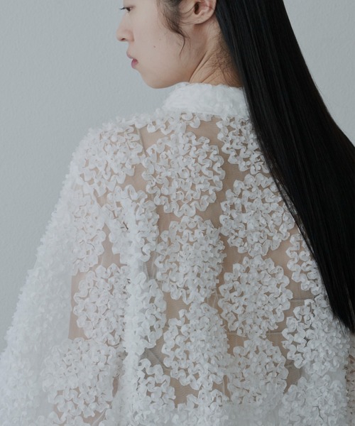 「PERNA」 長袖シャツ FREE ブラック レディース_画像2