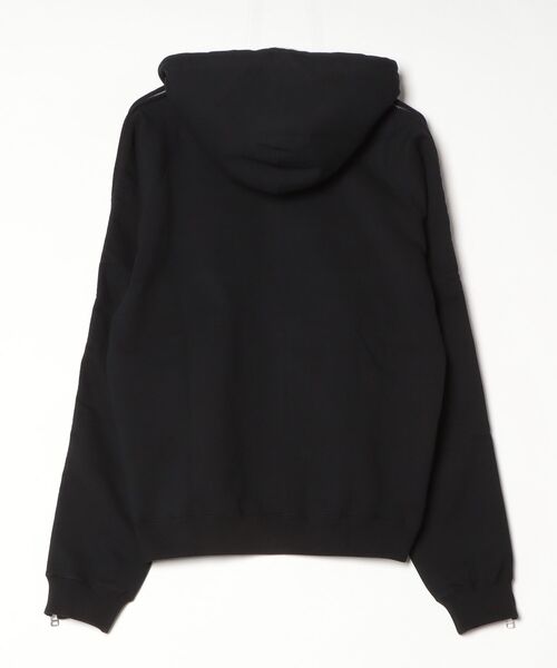 ベスト ジレ SWEAT ZIPPED SLEEVE HOODIE メンズの画像