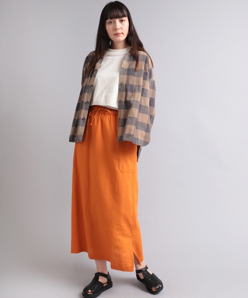 「RNA-N」 長袖シャツ MEDIUM スモークピンク レディース_画像3