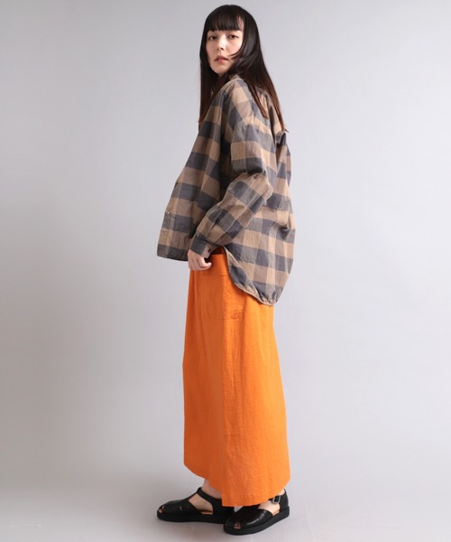 「RNA-N」 長袖シャツ MEDIUM スモークピンク レディース_画像5