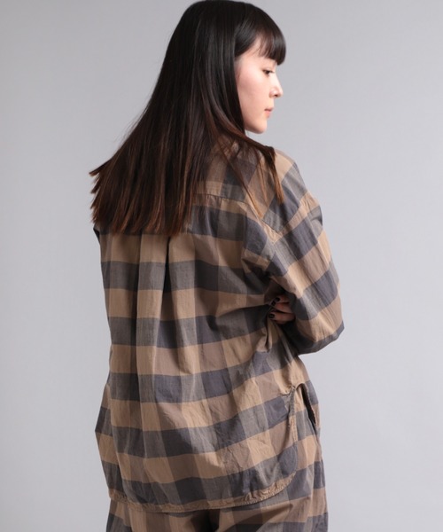 「RNA-N」 長袖シャツ MEDIUM スモークピンク レディース_画像7