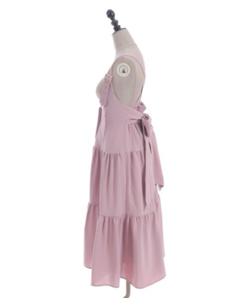 「axes femme POETIQUE」 サロペットスカート MEDIUM ネイビー レディース_画像9