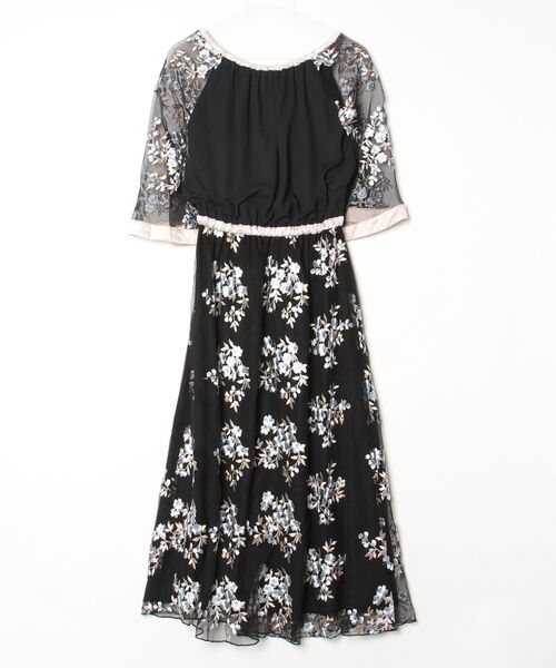 「MILLION CARATS」 長袖ワンピース MEDIUM ブラック レディース_画像2