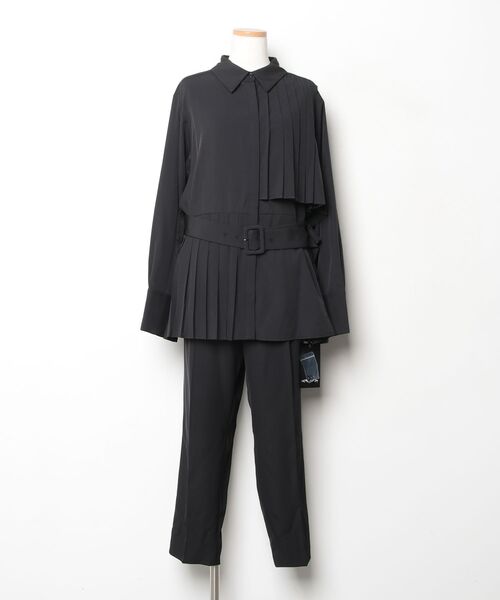 RUIRUE BOUTIQUE」 パンツスーツ 3L ブラック レディース RUIRUE