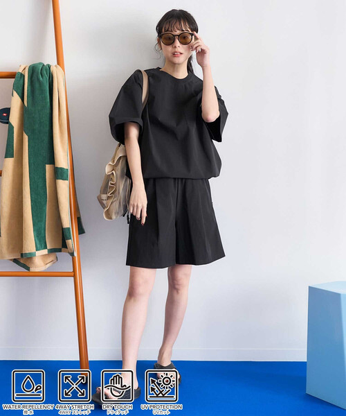 【THOUSANDMILE×FREAK'SSTORE】セットアップ THOUSAND MILE/別注 UVカット カシュクールキャミ セットアップ