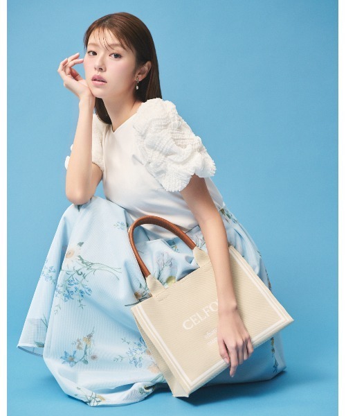 CELFORD（セルフォード） tシャツ 「洗える」タックバルーンスリーブ