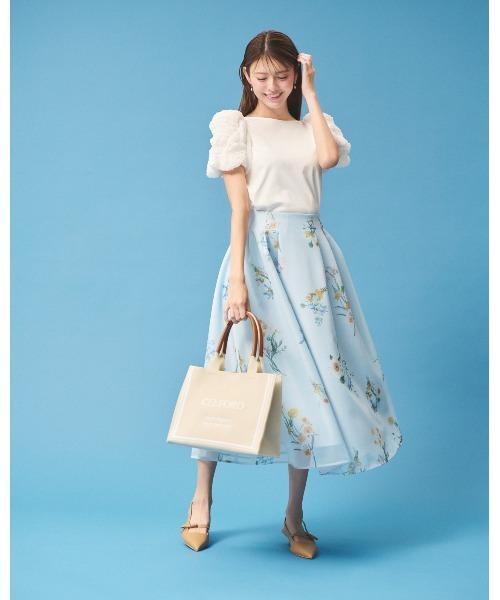 CELFORD（セルフォード） tシャツ 半袖 「洗える」タックバルーン