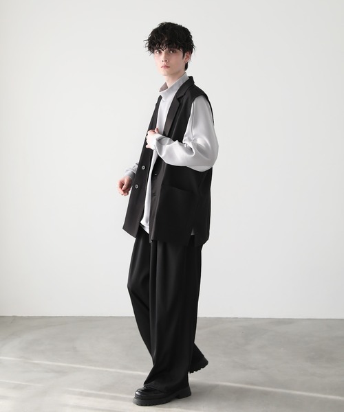 「ASTRONOMY」 ベスト M ブラック メンズ_画像3