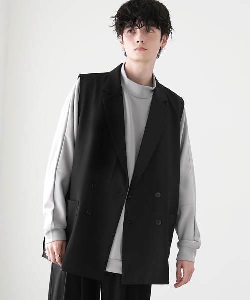 「ASTRONOMY」 ベスト M ブラック メンズ_画像4