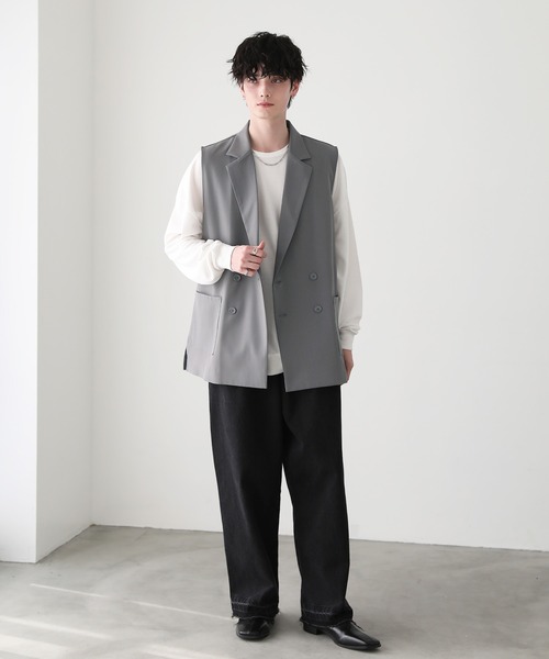 「ASTRONOMY」 ベスト M ブラック メンズ_画像7