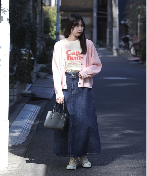 「HONEYSUCKLE ROSE」 ニットカーディガン M オフホワイト レディース_画像3