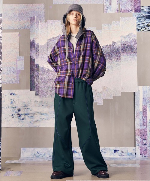 「MAISON SPECIAL」 スウェットパンツ 0 グリーン メンズの画像