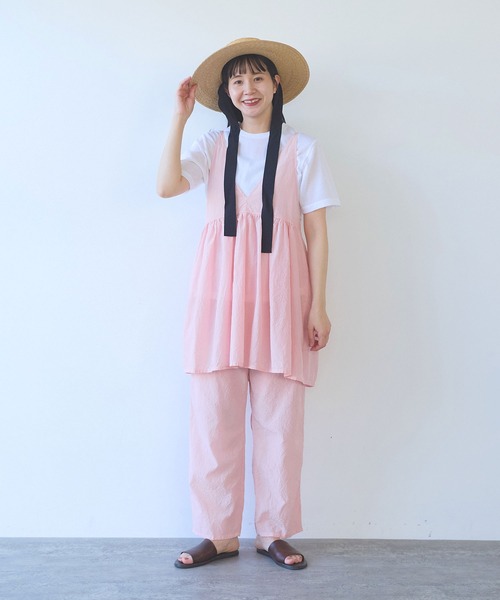 yuni ペチパンツ パンツ cotton cupla product dye pettit pants
