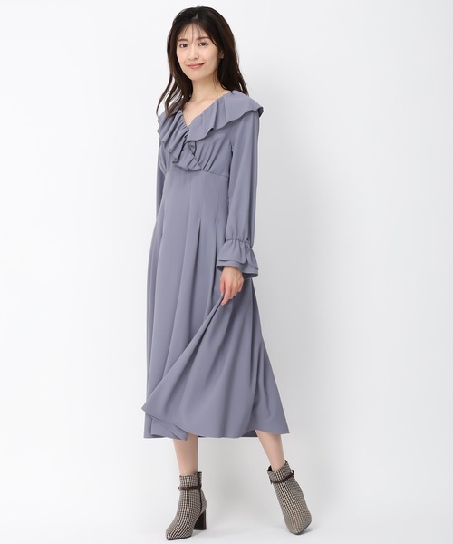 「MISCH MASCH」 長袖ワンピース M ピンク レディース_画像4