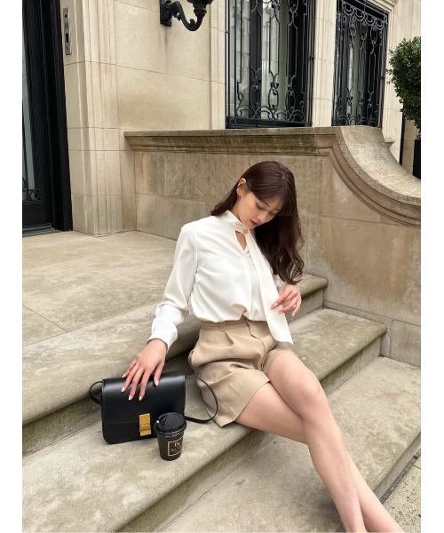 Her lip to パンツ Tucked Twill Bermuda Shorts レディース