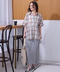 uvカット ブラウス シャツ 夏 半袖 インド...の詳細画像5