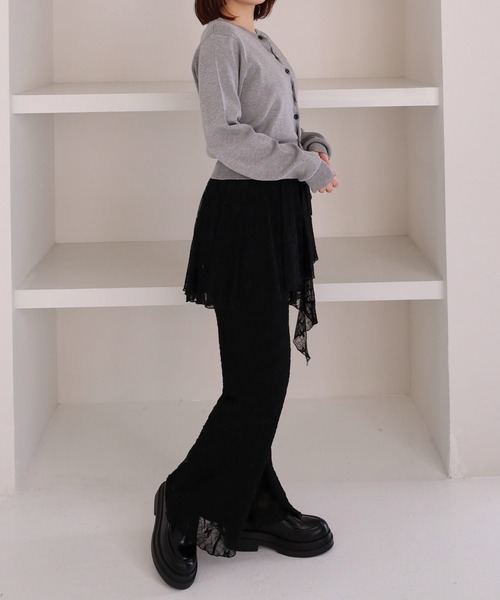 archives（アルシーヴ） パンツ レイヤードレースパンツ レディース