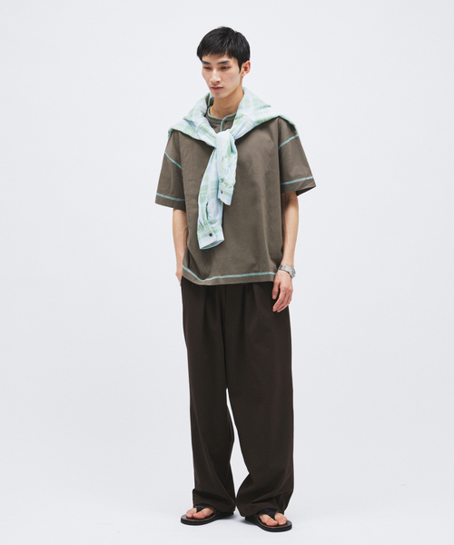Healthknit（ヘルスニット） tシャツ 別注 ヘンリーネックTシャツ