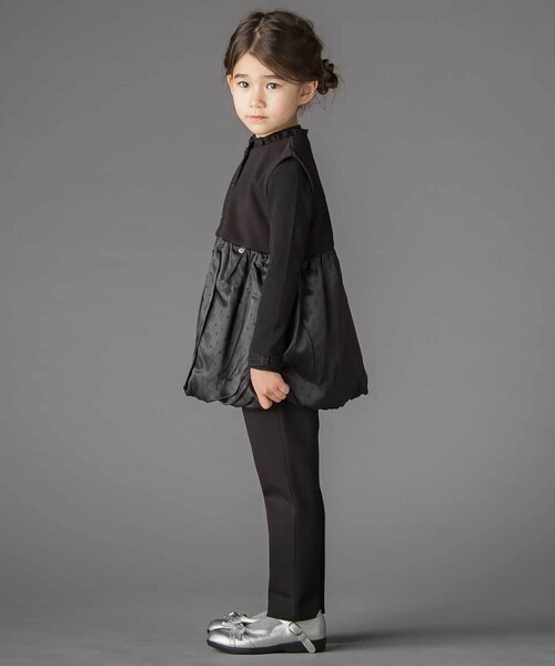 「BeBe Petits Pois Vert」 「KIDS」セットアップ 130cm ブラック キッズ_画像3